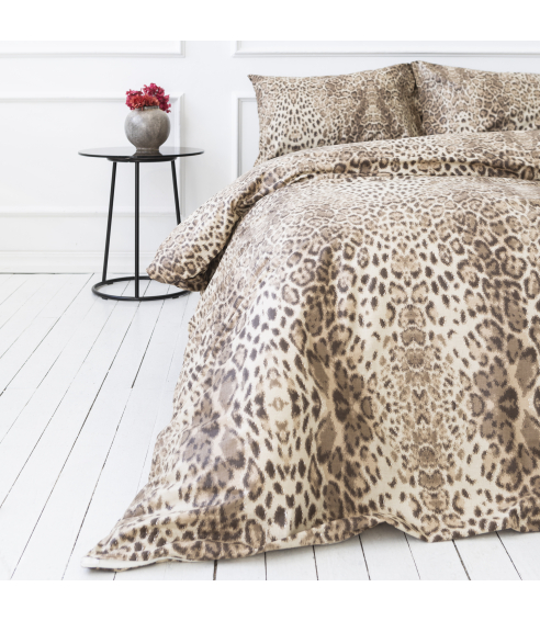 Patalynės komplektas „Leopard“. Bomull sängkläder