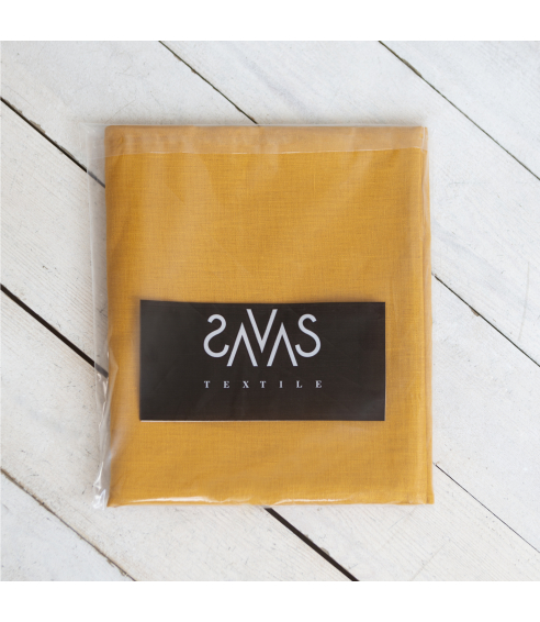 Bordsduk „Linen yellow“. Linnedukar