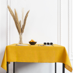 Bordsduk „Linen yellow“. Linnedukar, 140x140 cm, 140x300 cm Bordsduk „Linen yellow“. Linnedukar, 140x140 cm, 140x300 cm