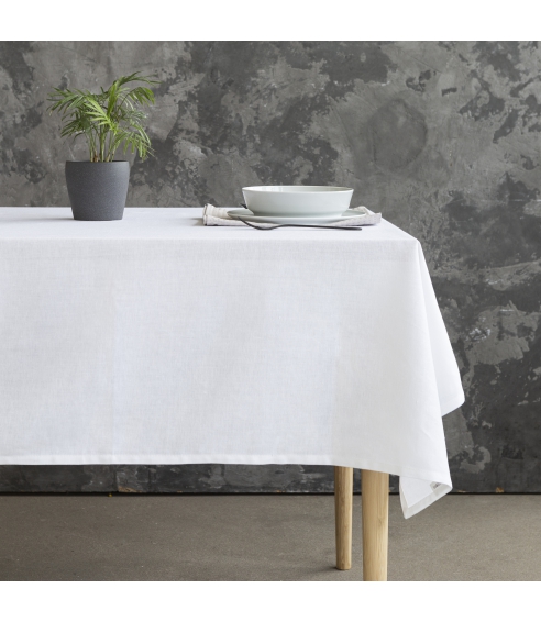 Bordsduk „Linen white“. Linnedukar