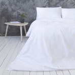 Premium satin påslakanset „Stripe 2 cm“. Påslakanset 135x200, 140x200 cm