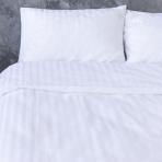 Premium satin påslakanset „Stripe 2 cm“. Påslakanset 135x200, 140x200 cm