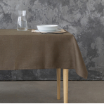 Bordsduk „Linen brown“. Linnedukar, 140x140 cm, 140x300 cm Bordsduk „Linen brown“. Linnedukar, 140x140 cm, 140x300 cm