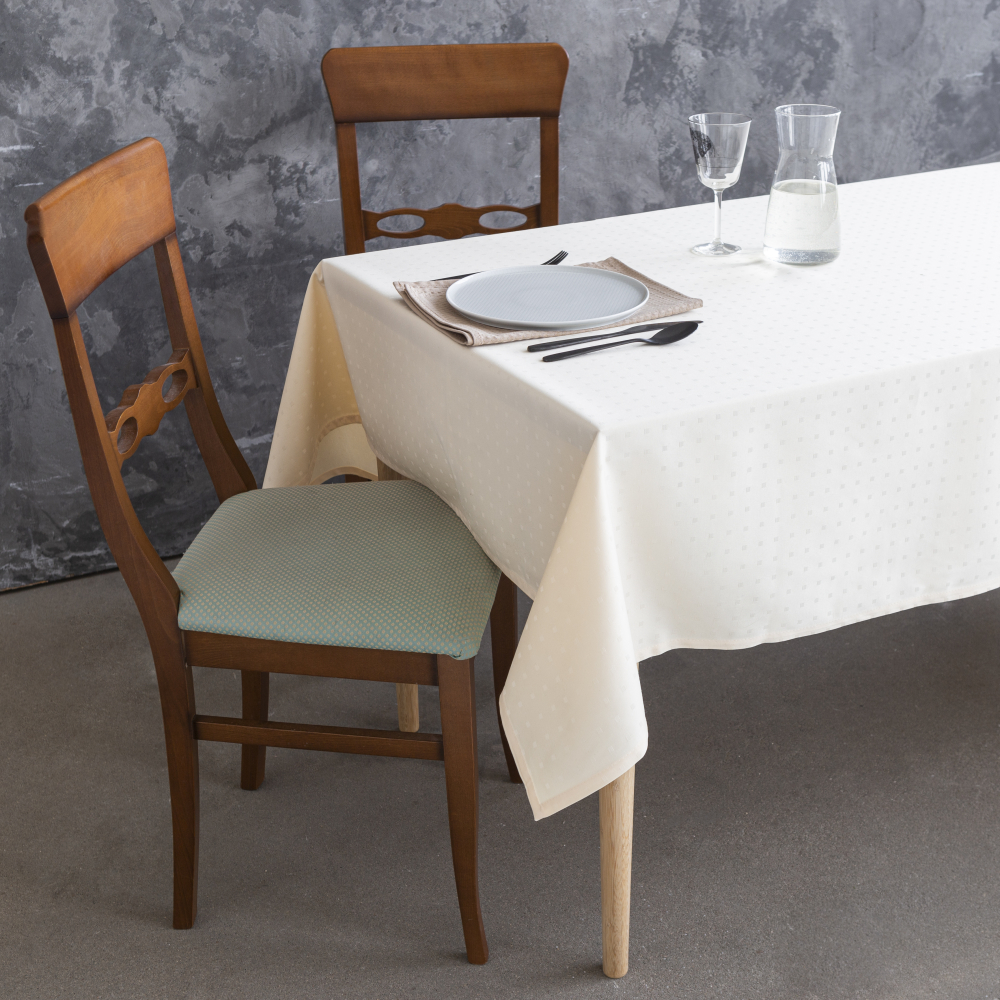 Duk „Peachy square“. Bomullsdukar, 140x240cm, 140x300 cm Duk „Peachy square“. Bomullsdukar, 140x240cm, 140x300 cm