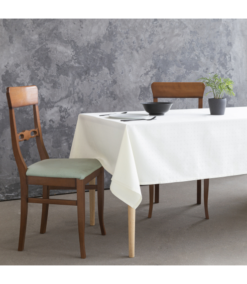 Duk „Creamy square“. Bomullsdukar