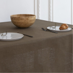Bordsduk „Linen brown“. Linnedukar, 140x140 cm, 140x300 cm Bordsduk „Linen brown“. Linnedukar, 140x140 cm, 140x300 cm