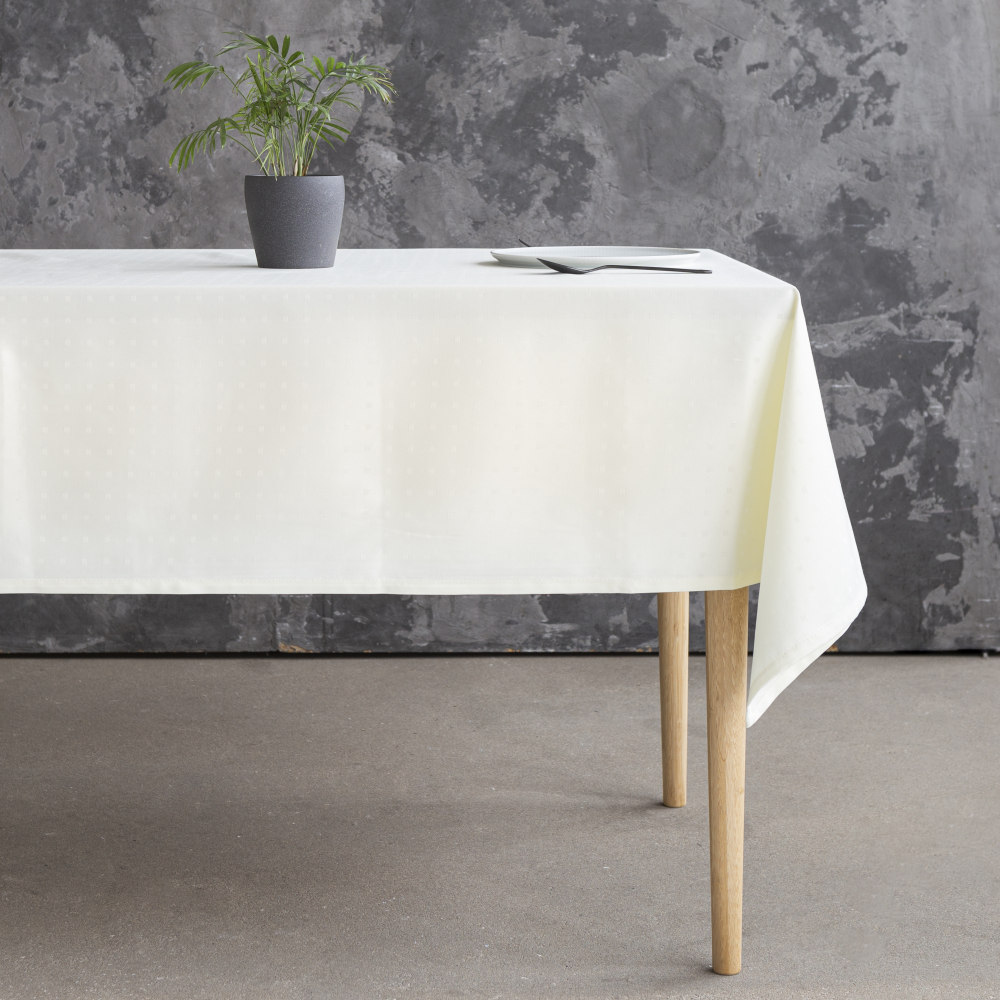 Duk „Creamy square“. Bomullsdukar, 140x200 cm, 140x240cm, 140x300 cm Duk „Creamy square“. Bomullsdukar, 140x200 cm, 140x240cm, 140x300 cm
