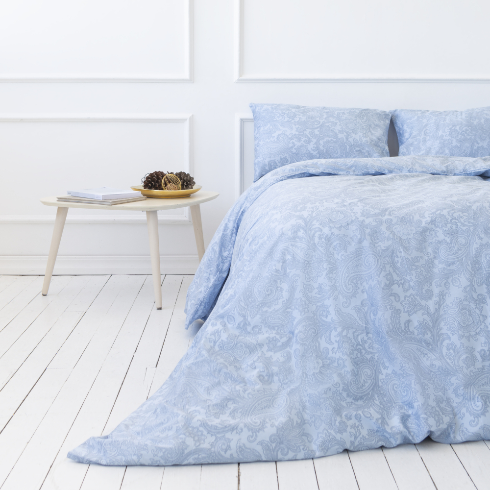 Premium satin påslakanset „Ocean“. Satin påslakan, 160x200 cm, 200x200 cm Premium satin påslakanset „Ocean“. Satin påslakan, 160x200 cm, 200x200 cm