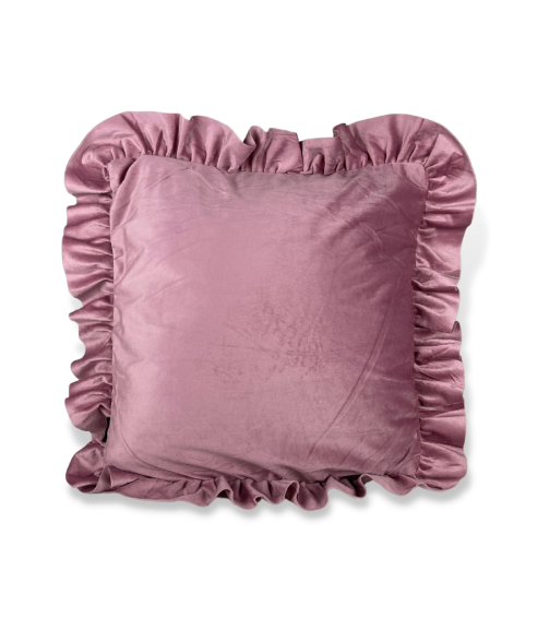 Kuddfodral “Pink Ruffle” 1 st. Kuddvar