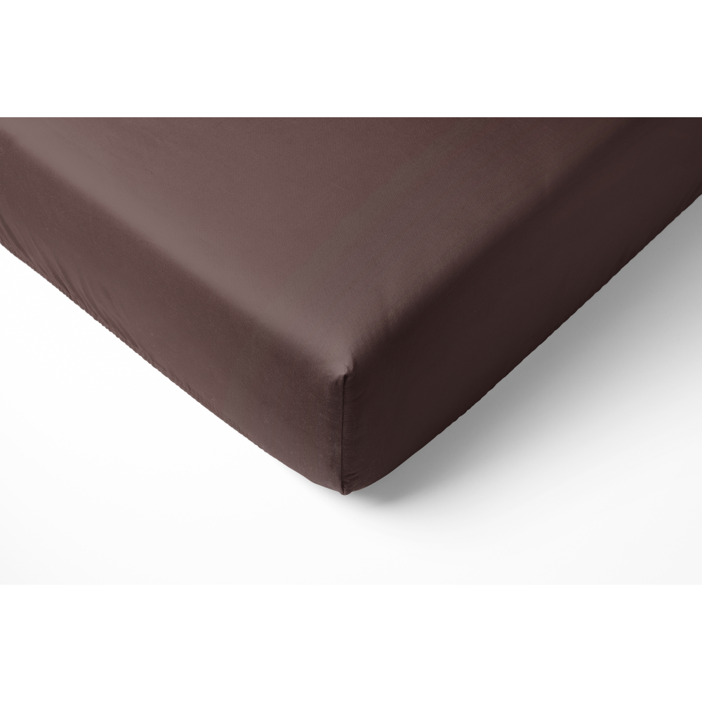 Satin dra-på-lakan „Chocolate“, 90x200 cm, 140x200 cm, 160x200 cm, 180x200 cm Satin dra-på-lakan „Chocolate“, 90x200 cm, 140x200 cm, 160x200 cm, 180x200 cm