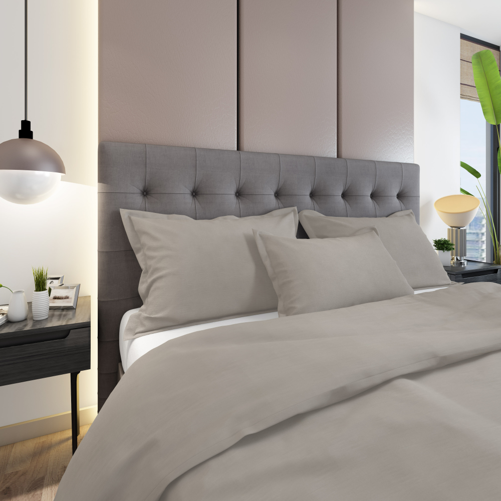 Premium satin påslakanset „Taupe“. Enfärgade sängkläder, 140x200 cm, 150x200 cm, 160x200 cm, 180x200 cm, 200x200 cm, 200x220 cm, 240x220 cm Premium satin påslakanset „Taupe“. Enfärgade sängkläder, 140x200 cm, 150x200 cm, 160x200 cm, 180x200 cm, 200x200 cm, 200x220 cm, 240x220 cm