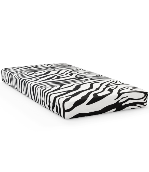 Bomullslakan „Zebra“. Lakan utan resår