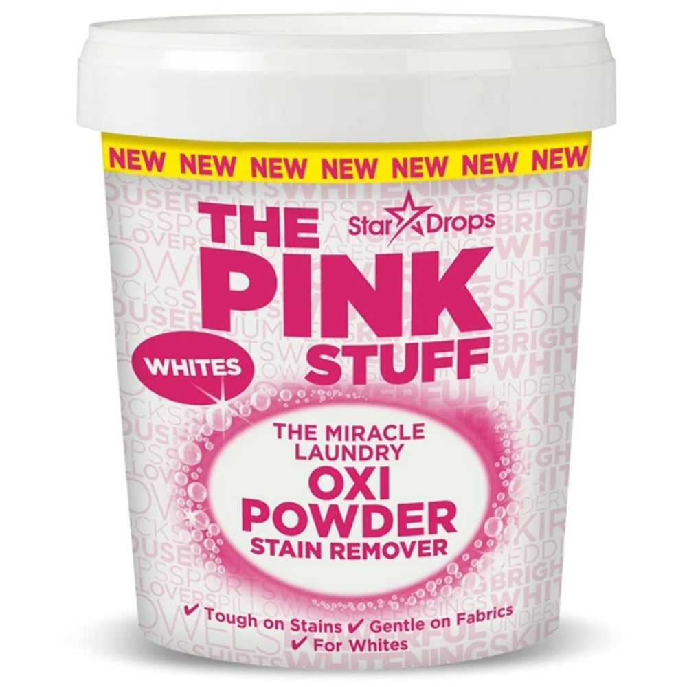 Fläckborttagare för vita tvättar „The Pink Stuff Powder Whites“ 1 kg Fläckborttagare för vita tvättar „The Pink Stuff Powder Whites“ 1 kg