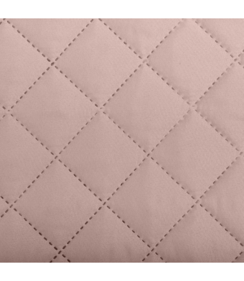 Dubbelsidigt överkast „Peach Pink“. Plädar