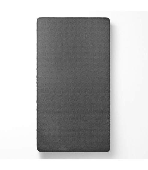 Frotté dra-på-lakan „Dark grey terry sheet“. Dra på lakan 90x200