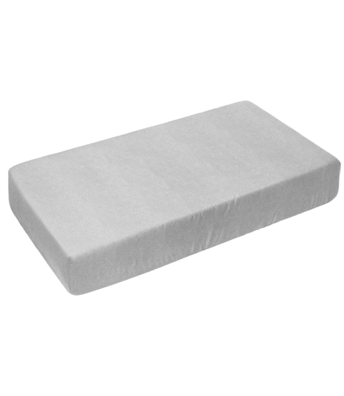 Frotté dra-på-lakan „Light Grey Terry sheet“. Dra på lakan 160×200