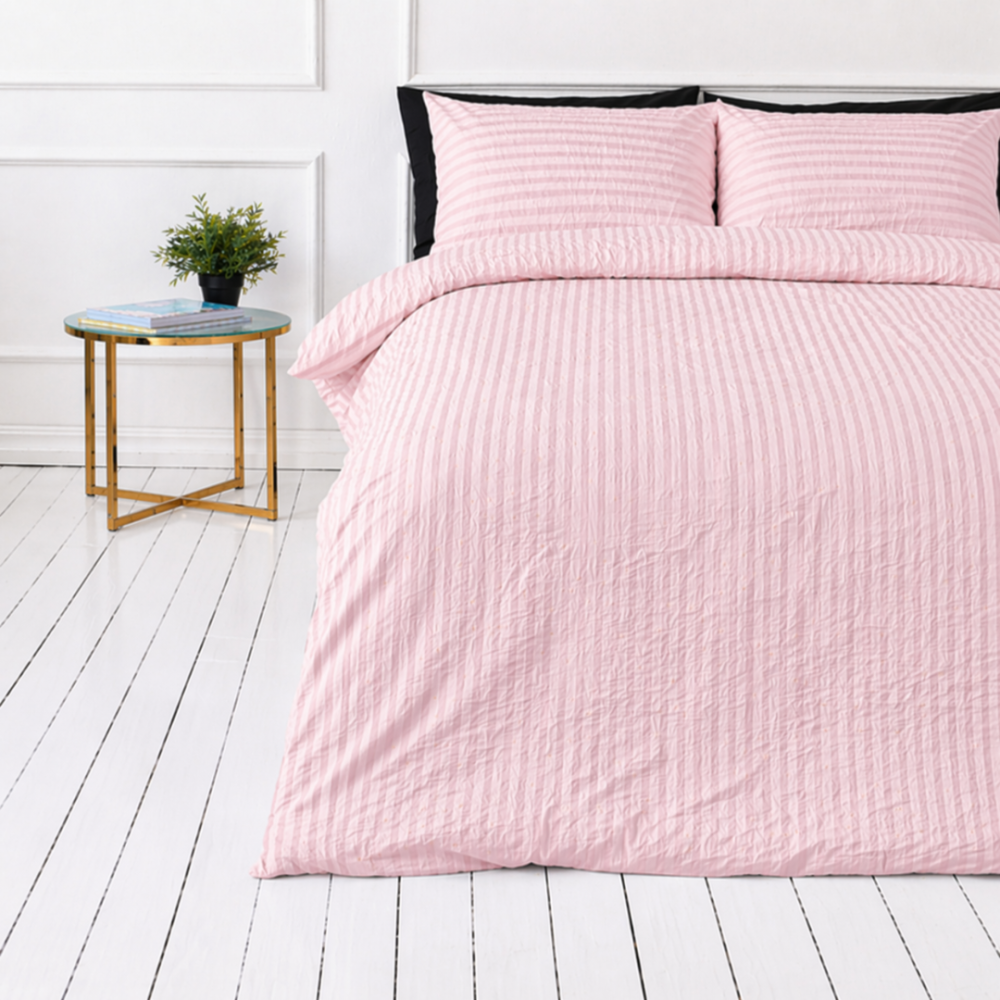 Påslakanset i bomulls bäckebölja „Kora Dusty Rose“. Rosa sängkläder, 140x200 cm, 150x200 cm, 160x200 cm, 180x200 cm, 200x200 cm, 200x220 cm Påslakanset i bomulls bäckebölja „Kora Dusty Rose“. Rosa sängkläder, 140x200 cm, 150x200 cm, 160x200 cm, 180x200 cm, 200x200 cm, 200x220 cm