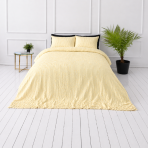 Bäckebölja påslakanset „Kora Yellow“. Enfärgade sängkläder, 140x200 cm, 150x200 cm, 160x200 cm, 180x200 cm, 200x200 cm, 200x220 cm, 240x220 cm Bäckebölja påslakanset „Kora Yellow“. Enfärgade sängkläder, 140x200 cm, 150x200 cm, 160x200 cm, 180x200 cm, 200x200 cm, 200x220 cm, 240x220 cm