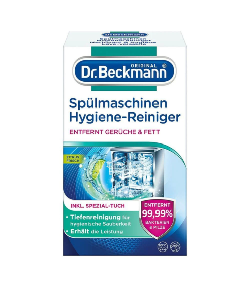 Diskmaskinsrens „Dishwasher cleaner Dr. Beckmann“. Rengöringsmedel