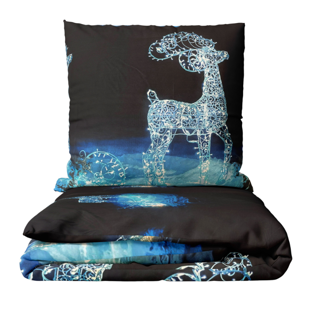 Julbäddset “Reindeer”. Julsängkläder, 140x200 cm, 150x200 cm, 160x200 cm, 180x200 cm, 200x200 cm, 200x220 cm Julbäddset “Reindeer”. Julsängkläder, 140x200 cm, 150x200 cm, 160x200 cm, 180x200 cm, 200x200 cm, 200x220 cm