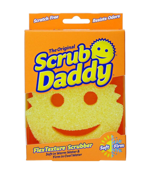 Svamp „Scrub Daddy Yellow“. Svampar