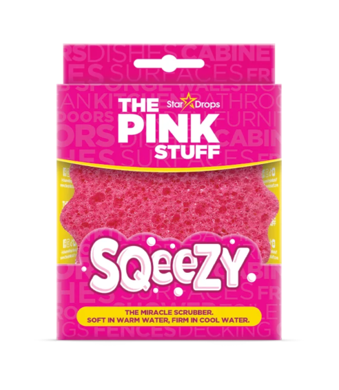 Svamp „Sqeezy pink the pink stuff“. Svampar