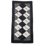 Matta „Black Diamond Mosaic Rug“. Badrumsmattor, 70x140 cm Matta „Black Diamond Mosaic Rug“. Badrumsmattor, 70x140 cm
