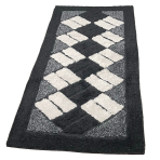 Matta „Black Diamond Mosaic Rug“. Badrumsmattor, 70x140 cm Matta „Black Diamond Mosaic Rug“. Badrumsmattor, 70x140 cm