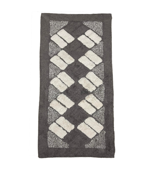 Matta „Brown Diamond Mosaic Rug“