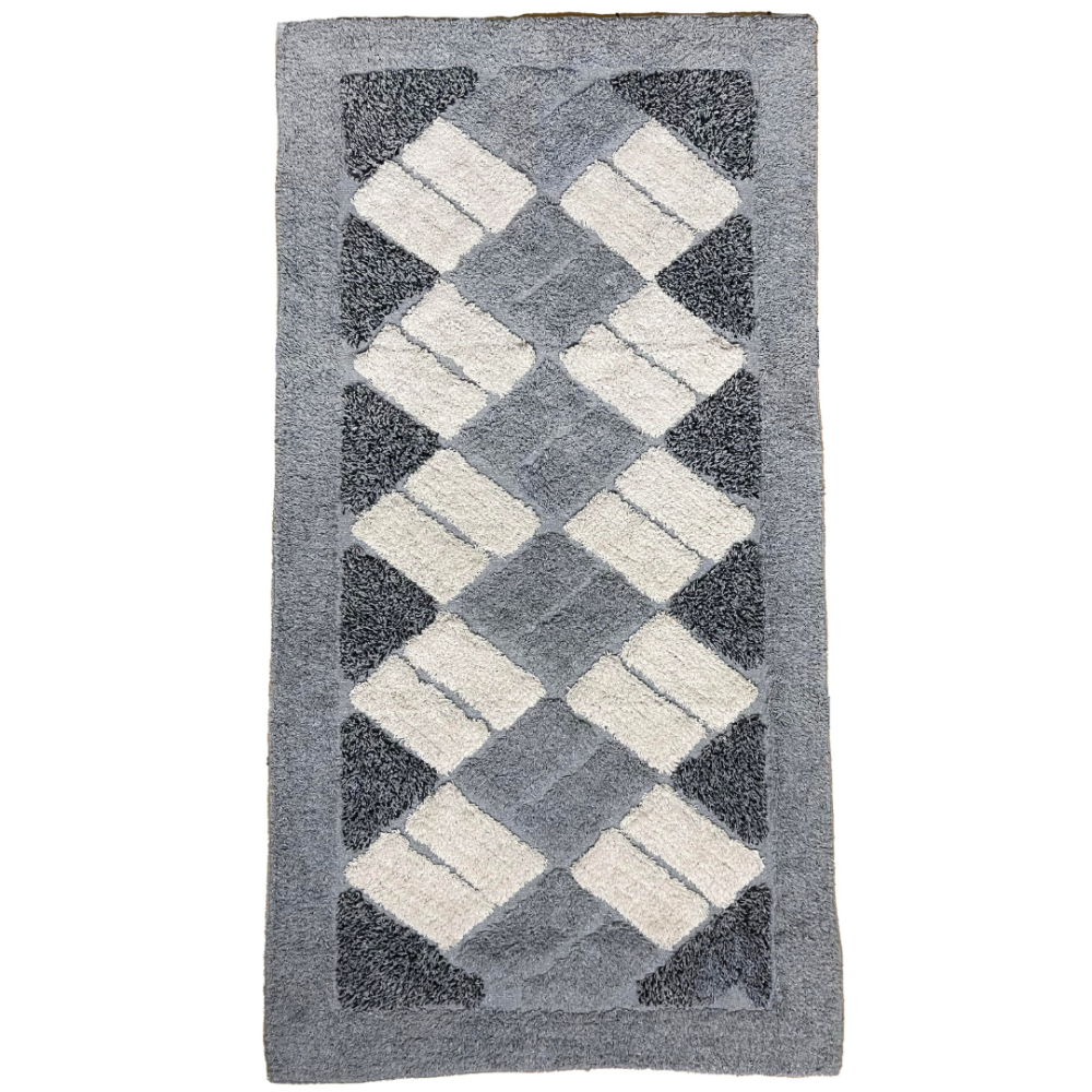 Matta „Grey Diamond Mosaic Rug“, 70x140 cm Matta „Grey Diamond Mosaic Rug“, 70x140 cm