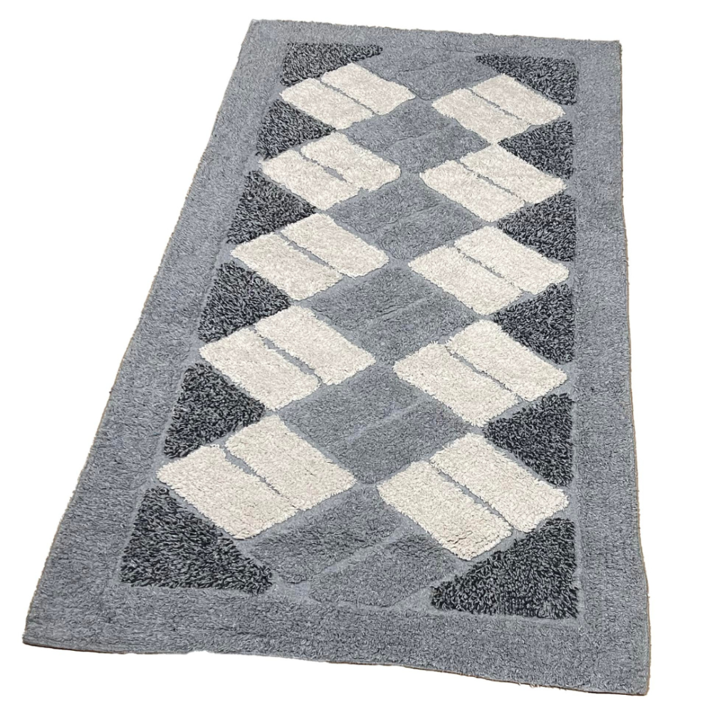 Matta „Grey Diamond Mosaic Rug“, 70x140 cm Matta „Grey Diamond Mosaic Rug“, 70x140 cm