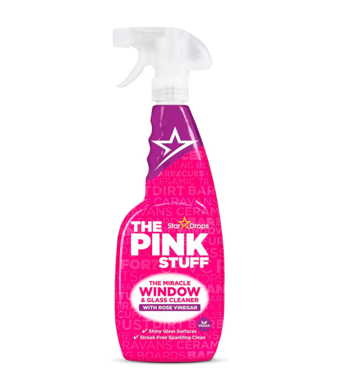 Fönsterputs “Window Spray The Pink Stuff”. Rengöringsmedel