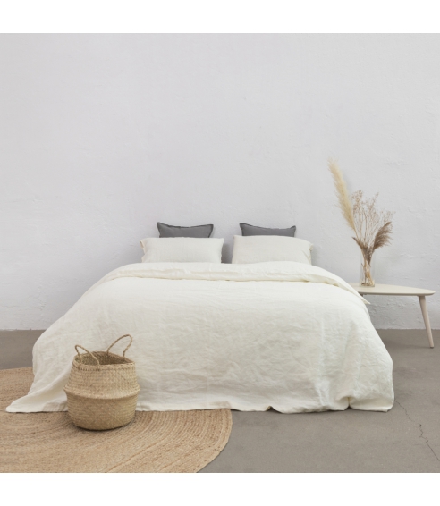 Lininė patalynė „Linen white“. Linne sängkläder