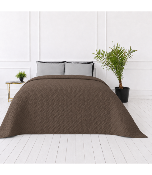 Överkast „Bedspread Brunette“. Plädar