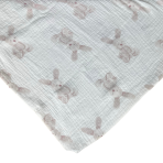 Muslin sängkläder “Sweet Bunny Rest”. Mönstrade sängkläder, 140x200 cm, 160x200 cm Muslin sängkläder “Sweet Bunny Rest”. Mönstrade sängkläder, 140x200 cm, 160x200 cm