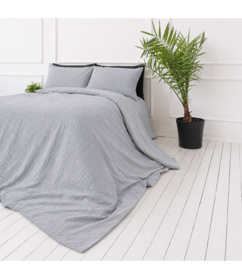 Påslakanset muslin „Grey muslin“. Påslakanset 200x200