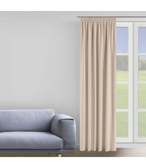 Mörkläggningsgardiner  „Beige Curtain“. Gardiner