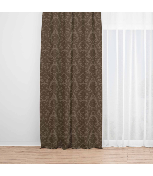 Mörkläggningsgardiner „Green baroque curtain“. Gardiner