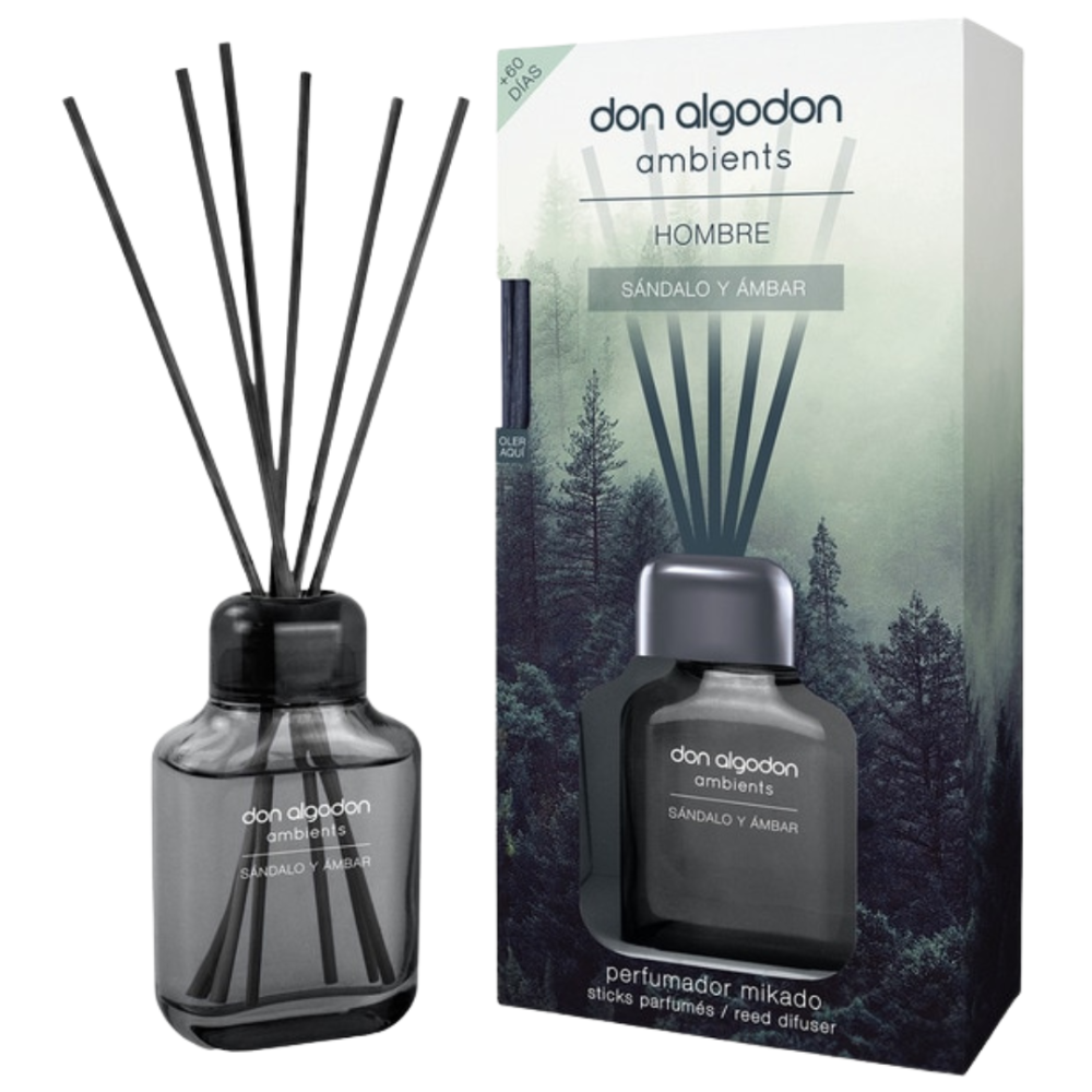 Doftpinnar „Sandalo y Ambar Don Algodon“. Hemdoft Doftpinnar „Sandalo y Ambar Don Algodon“. Hemdoft