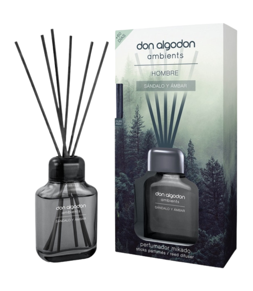 Doftpinnar „Sandalo y Ambar Don Algodon“. Hemdoft