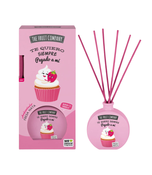 Doftpinnar „The Fruit Company Strawberry cream“. Hemdoft