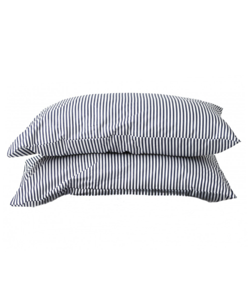 Örngott „Blue stripes“ 1 St.. Örngott 50×70