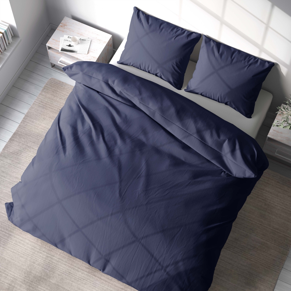 Örngott „Deep Cobalt“. Örngott 50×70