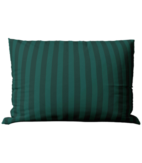 Örngott „Green Stripes“. Örngott 50×70