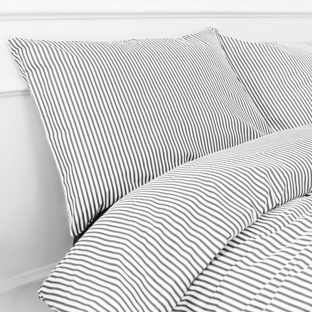 Örngott „Grey stripes cotton“ 1 St. Örngott „Grey stripes cotton“ 1 St.