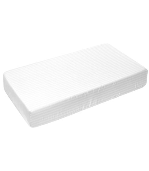 Lakan „White Stripes“. Lakan utan resår