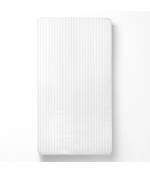 Lakan „White Stripes“. Lakan utan resår