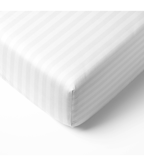 Lakan „White Stripes“. Lakan utan resår