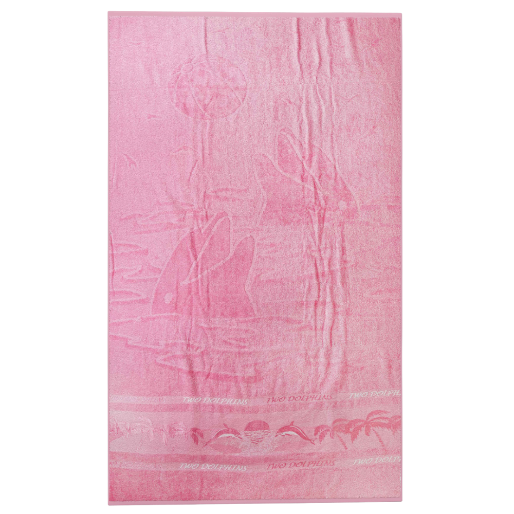 Strandhandduk „Pink dolphin“ Strandhandduk „Pink dolphin“
