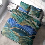 Påslakanset „Artgreen“. Gröna sängkläder, 140x200 cm, 150x200 cm, 160x200 cm, 180x200 cm Påslakanset „Artgreen“. Gröna sängkläder, 140x200 cm, 150x200 cm, 160x200 cm, 180x200 cm